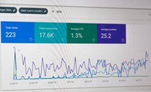 website page of google analytics